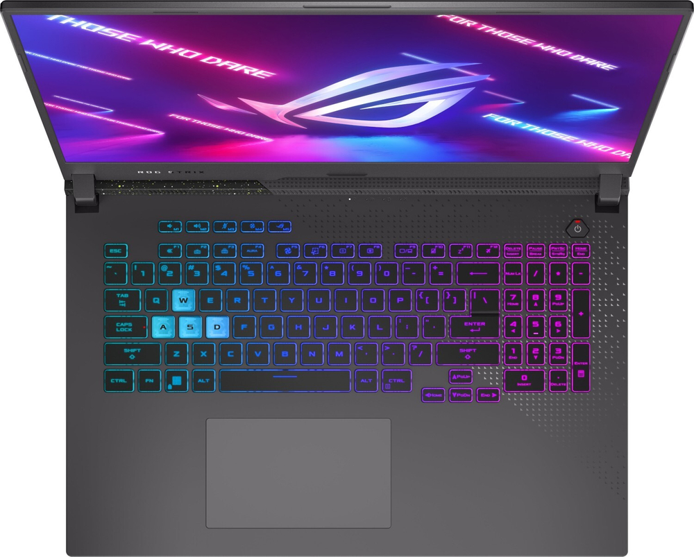 Ноутбук ASUS ROG Strix G17 G713RW-LL154 Ryzen 7-6800H/16G/1T SSD/17,3" WQHD(2560 x 1440) 240Hz/RTX 3070Ti 8G/No OS Серый, 90NR08H4-M009F0