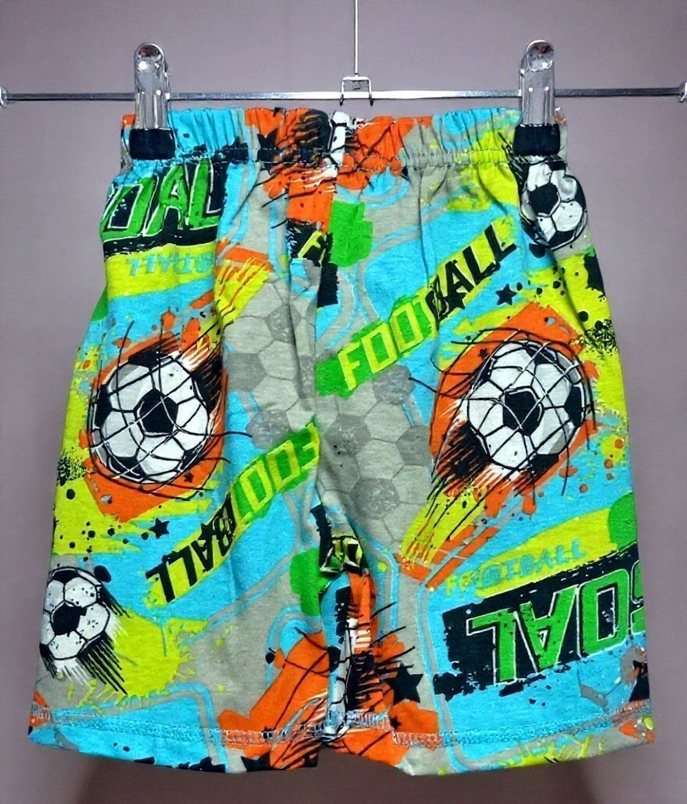 Комплект для мальчика "Футбол", шорты + футболка, размер 122