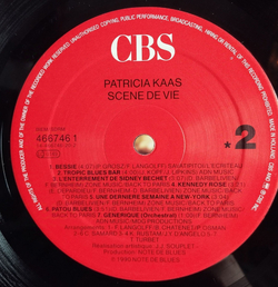 Винтажная виниловая пластинка LP Patricia Kaas Scene De Vie (Holland 1990)