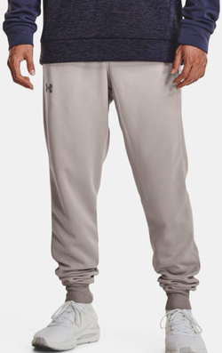 Теннисные брюки Under Armour Men's Armour Fleece Joggers - ghost grey/pewter