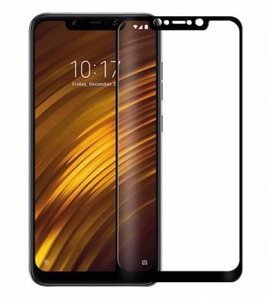 Защитное стекло 2.5D для Redmi Note 6 Pro (черное)
