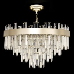 Citilux Лаура CL301292 Люстра хрустальная подвесная Шампань