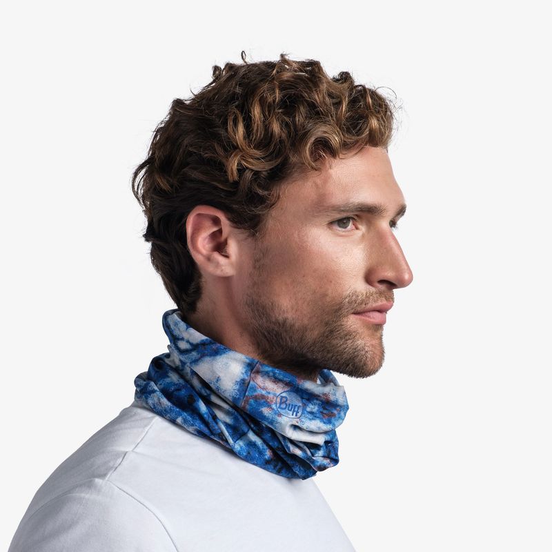 Бандана-труба Buff CoolNet UV+ Telblur Blue Фото 4
