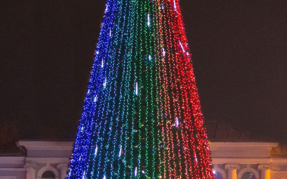 Уличная Гирлянда RGB "Хамелеон" для елок от 4 до 30 м