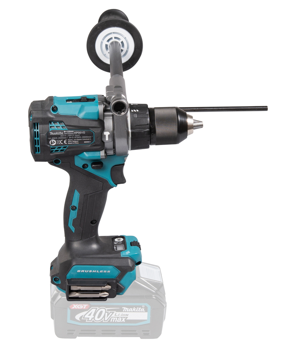 Ударная дрель-шуруповерт для тяжелых работ XGT® HP001GZ Li-ion 40В XGT 140/68 Нм 0 – 650 / 2 600 об/мин