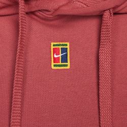 Мужская теннисная кофта Nike Court Fleece Tennis Hoodie - cedar