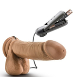 Смуглый вибратор Soccer Champ - 20,3 см. (Цвет: кофейный)