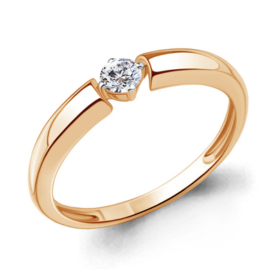 964074к Кольцо из Золота с бриллиантом