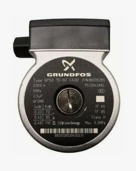 Голова циркуляционного насоса Grundfos UP 15-60 для котлов Baxi 5659550-2