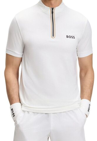 Мужская теннисная футболка BOSS Taylor TOC - white