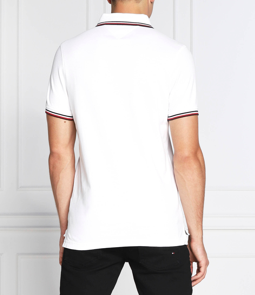 поло tipped Tommy Hilfiger - белый(MW0MW13080)