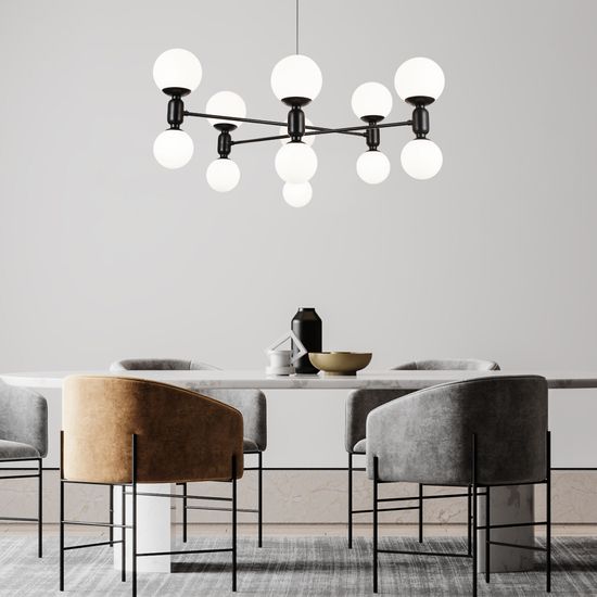 30182 / потолочный светильник/ черный Smart