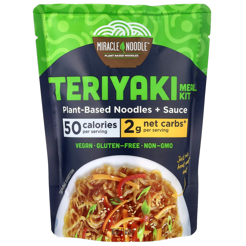 Miracle Noodle, набор блюд, терияки, 261 г (9,2 унции)