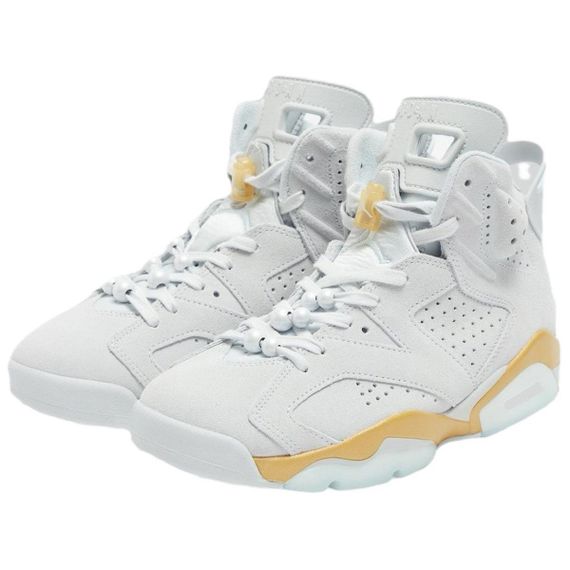 Jordan Air Jordan 6 Винтажные баскетбольные кроссовки High Top Серые Женские