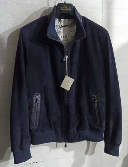 Кожаная куртка Brunello Cucinelli
