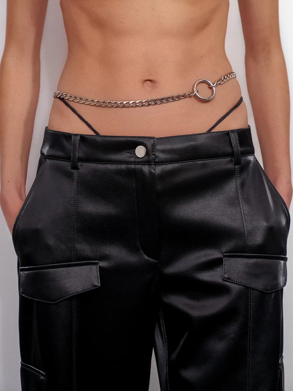 Брюки из экокожи Neo