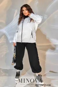 Куртка 21-130-белый Minova
