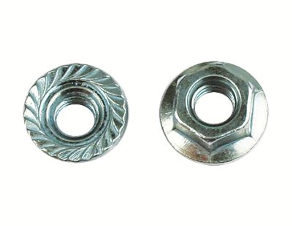Гайка с насечкой, препятствующей откручиванию М10, нержавеющая сталь