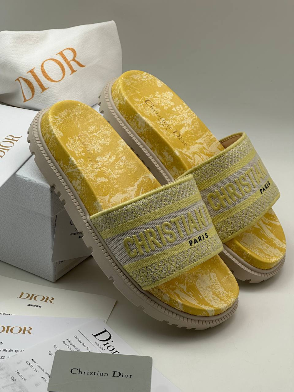 Шлепанцы Dior