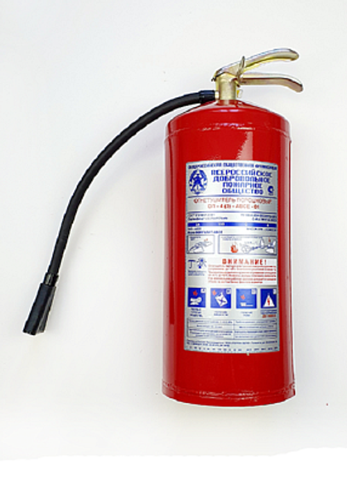 Огнетушитель ОП-4(з) АВСЕ порошковый, 4 кг,струя 3 м, алюминий (ЯрПожИнвест)