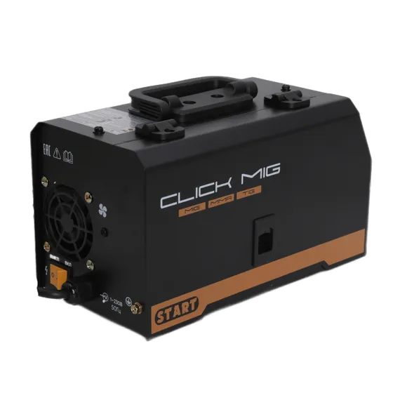 OSA START CLICK MIG 170 Сварочный полуавтомат 2ST172 — бытовой сварочный полуавтомат для выездных бригад, 170 А