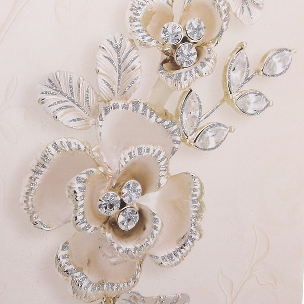 Пакет подарочный «Цветочные украшения» 31*40*12 см