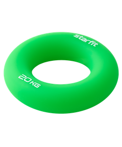 Эспандер кистевой ES-404 Кольцо, 20 кг, силикагель, зеленый