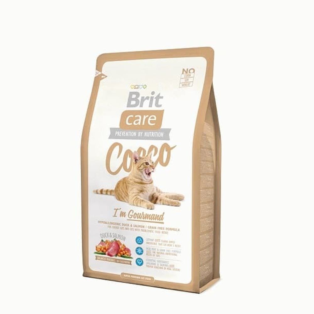 Brit Care Cat Cocco Gourmand 0.4 сухой д/привередливых кошек