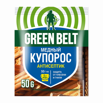 Антисептическое средство Green Belt Медный купорос, 50 г