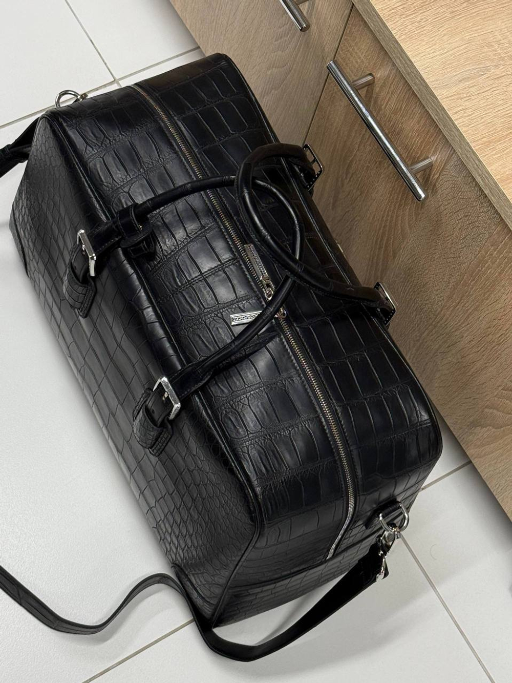 Дорожная сумка Stefano Ricci из кожи крокодила