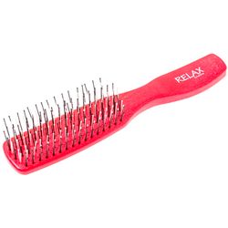 Щетка для волос Harizma Relax, красная, большая (h10695-03)