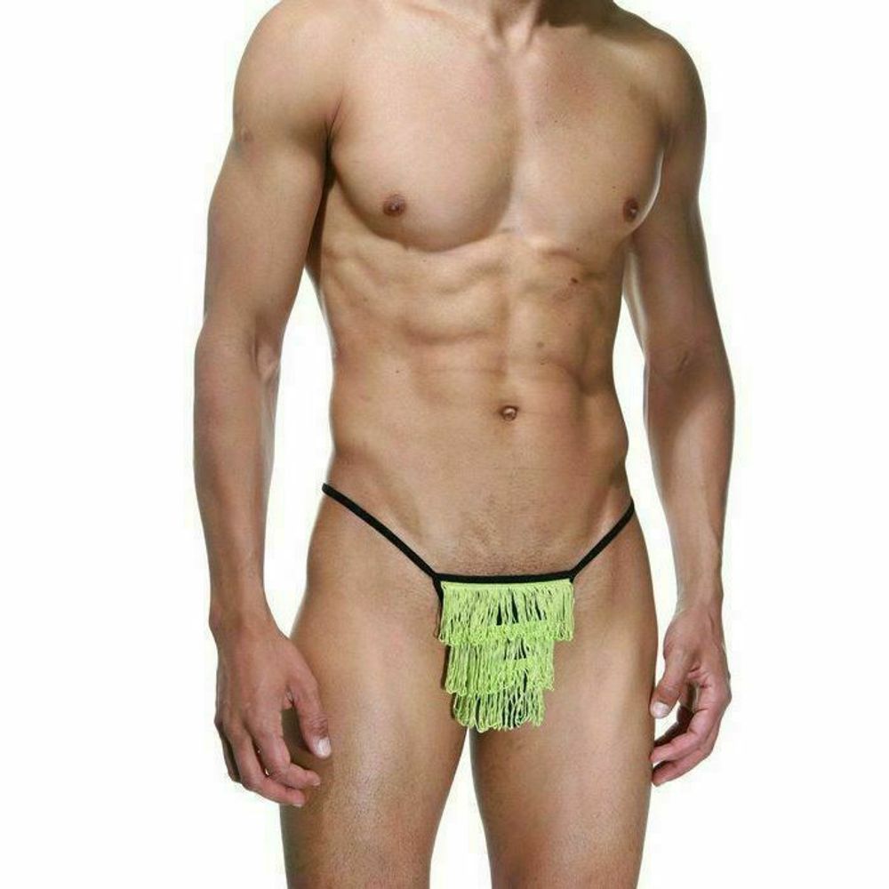 Мужские трусы стринги зеленые La Blinque LB15377