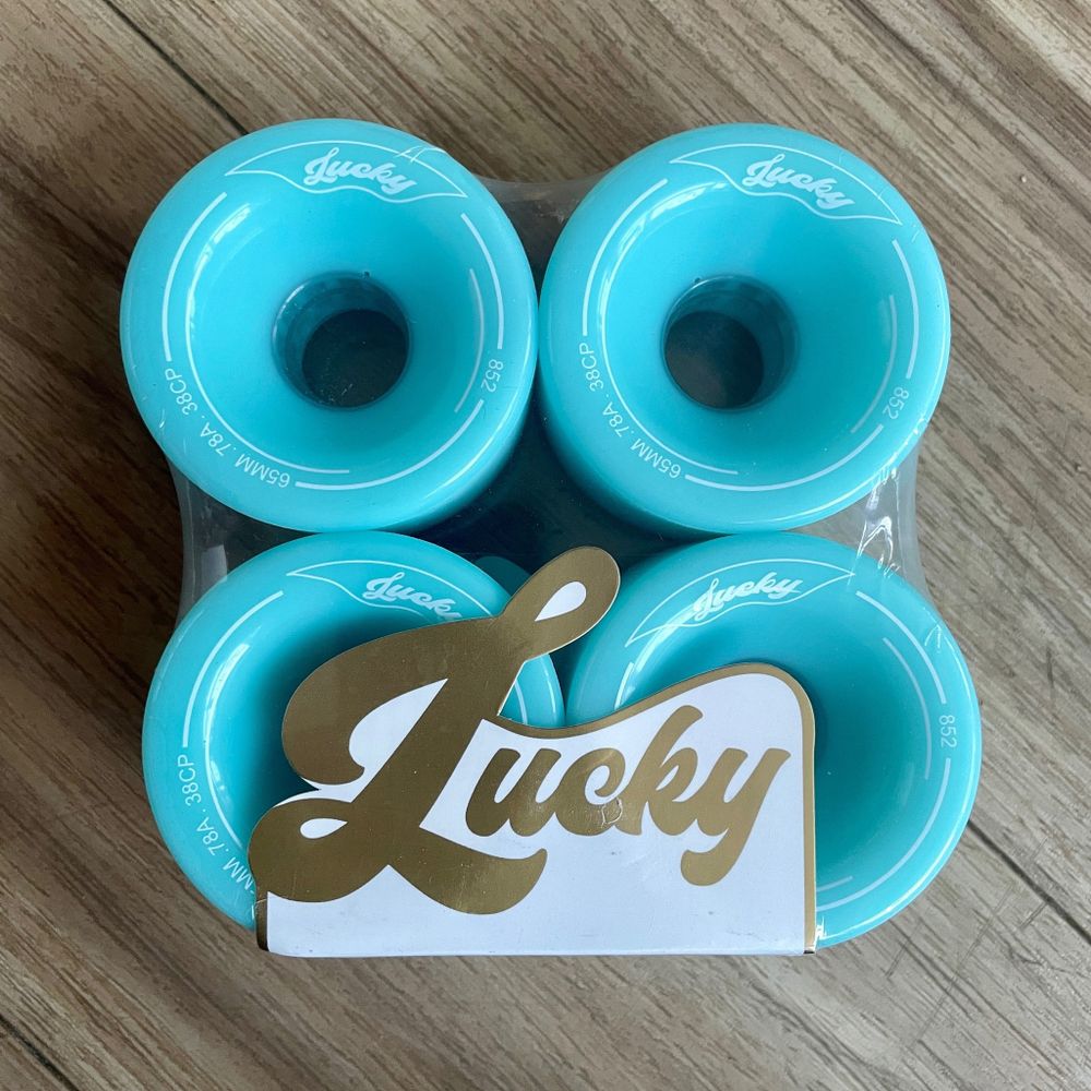 Колеса Lucky Wheels 65mm 78A 38CP Tiffany