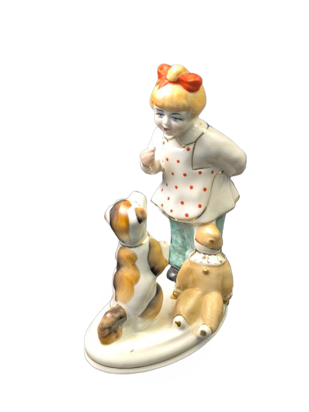 Фарфоровая статуэтка "А ну-ка отними!" (Полонне ЗХК)
