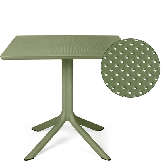 Пластиковый стол Clip 80х80 см агава