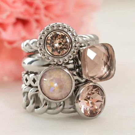 Кольцо Qudo FIRENZE 18 (S) Light Peach 107000/40-4205 18 размер 18