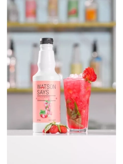 Основа для лимонадов и коктейлей Клубничный мохито 1кг