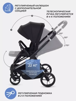 Коляска детская MOWBaby "FINCH" MB105