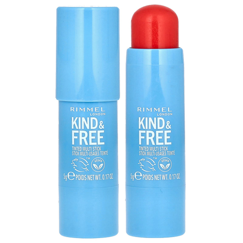 Rimmel London, Kind & Free, мультистик с тонирующим эффектом, 004 мандарин, 5 г (0,17 унции)