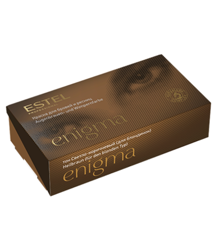 Краска для бровей Estel Enigma, тон светло-коричневый (для блондинок)