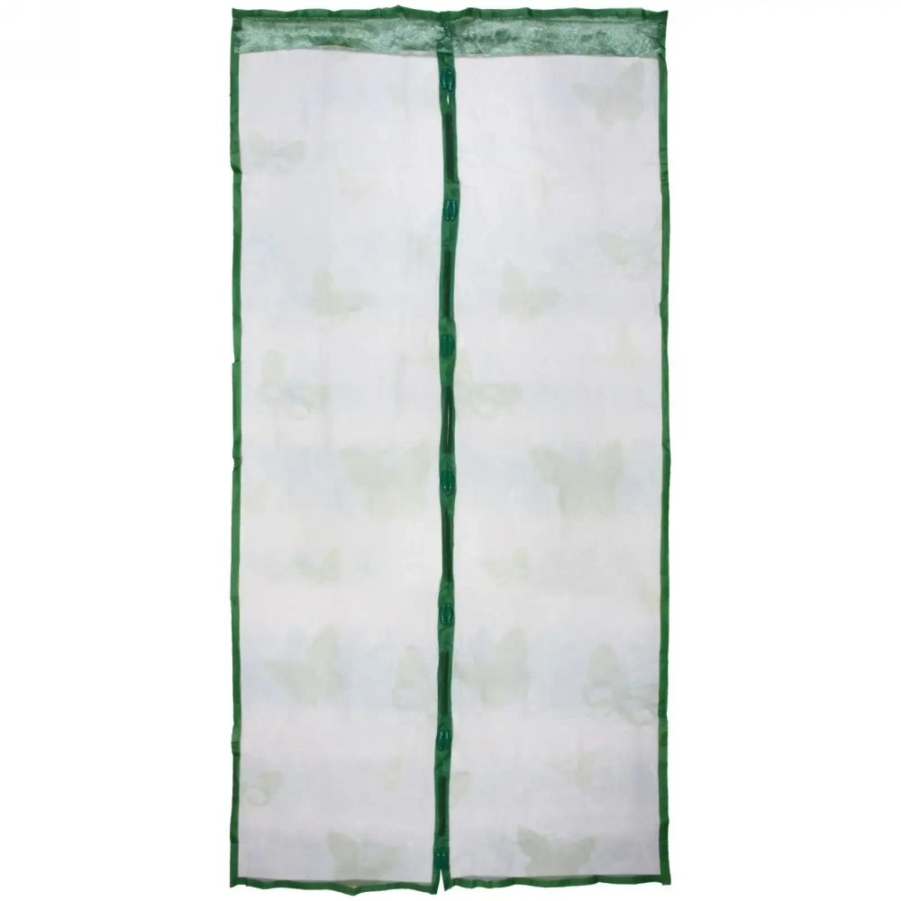 Сетка антимоскитная дверная на магнитах 100*210см «Скарлет» зеленая ДоброСад