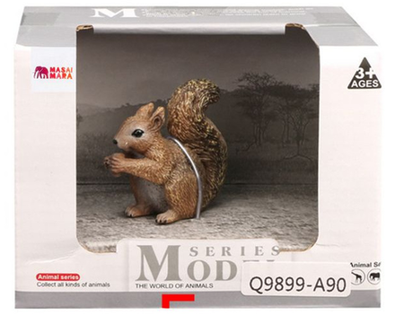 Детская игрушка Masai Mara фигурка Белка, серия "Мир диких животных"