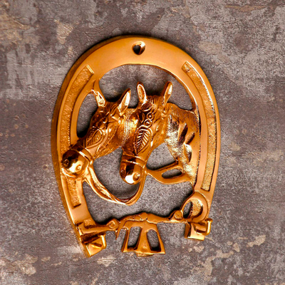 Крючки "Лошади" латунь 16*13*3см 5089027