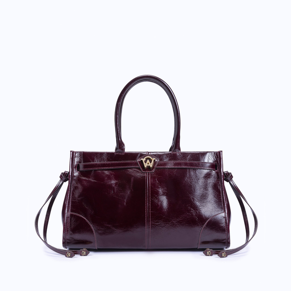 MANC ЗАМШЕВАЯ СУМКА "ZOUZOU", БОРДОВЫЙ