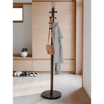 Вешалка напольная Pillar чёрный/орех