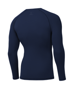 Футболка компрессионная с длинным рукавом Jögel PerFormDRY Baselayer Tee LS 2, темно-синий