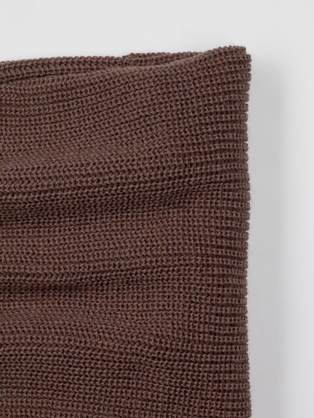 Снуд-резинка вязаный (Каштан)