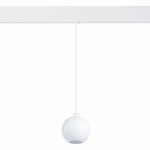 ST354.533.12 Магнитный трековый светильник подвесной Белый LED 1*12W 3000K 750Lm Ra&gt;80 36° IP20 D100xH92 48V