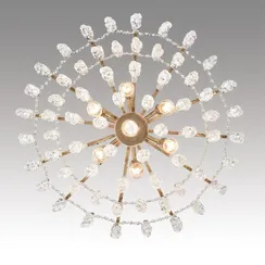 8243/6 CLASSI LN25 22 латунь, металл Люстра подвесная E14 6*40W 220V KRISTINA