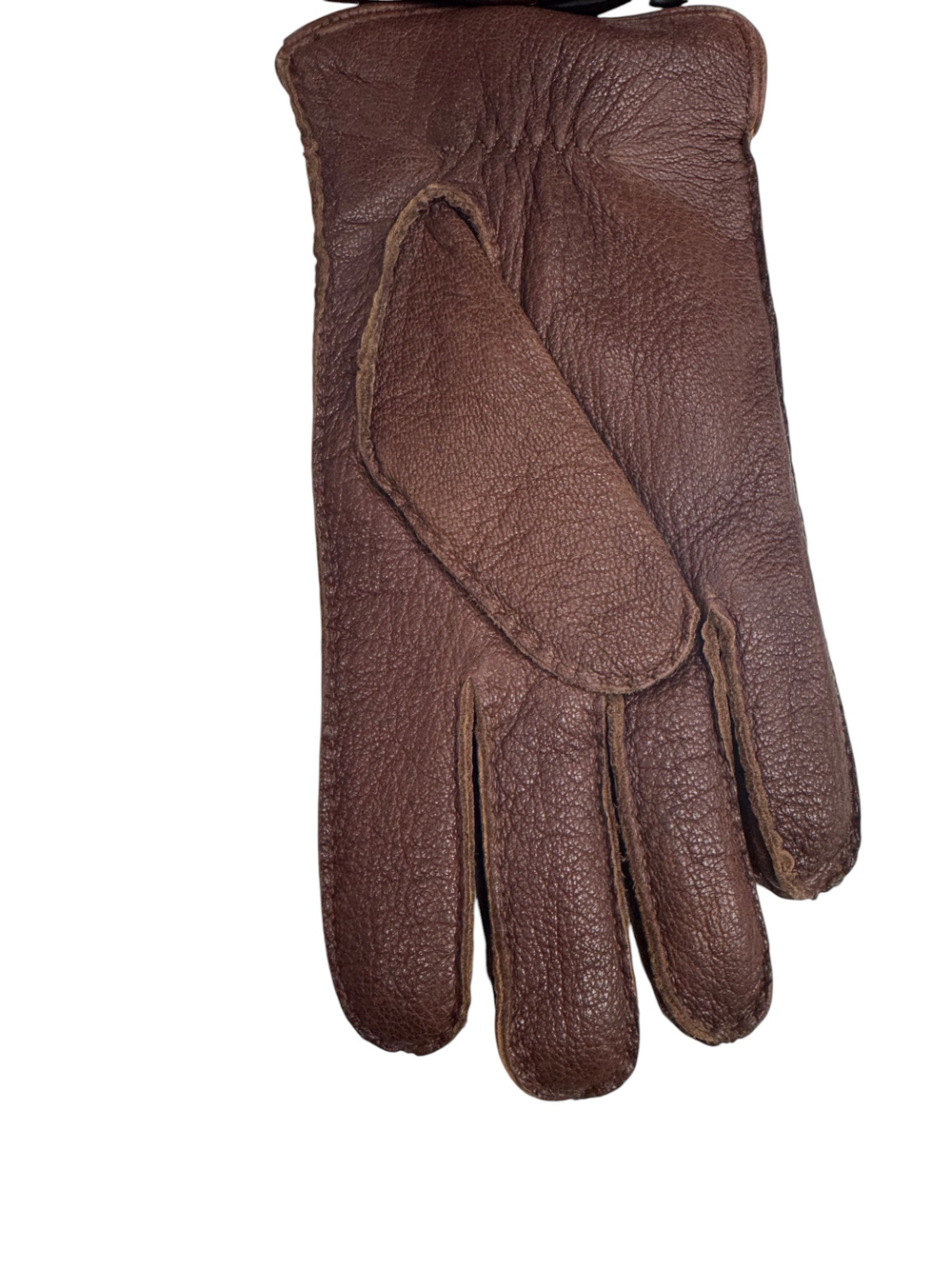 Перчатки. Мужские. Материал верха: Кожа оленя. Подклад: Трикотаж-шерсть. 5 шт в упаковке.